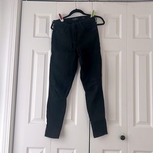 Lucky brand mid rise Ava skinny jeans, black. Size 4/27 ankle